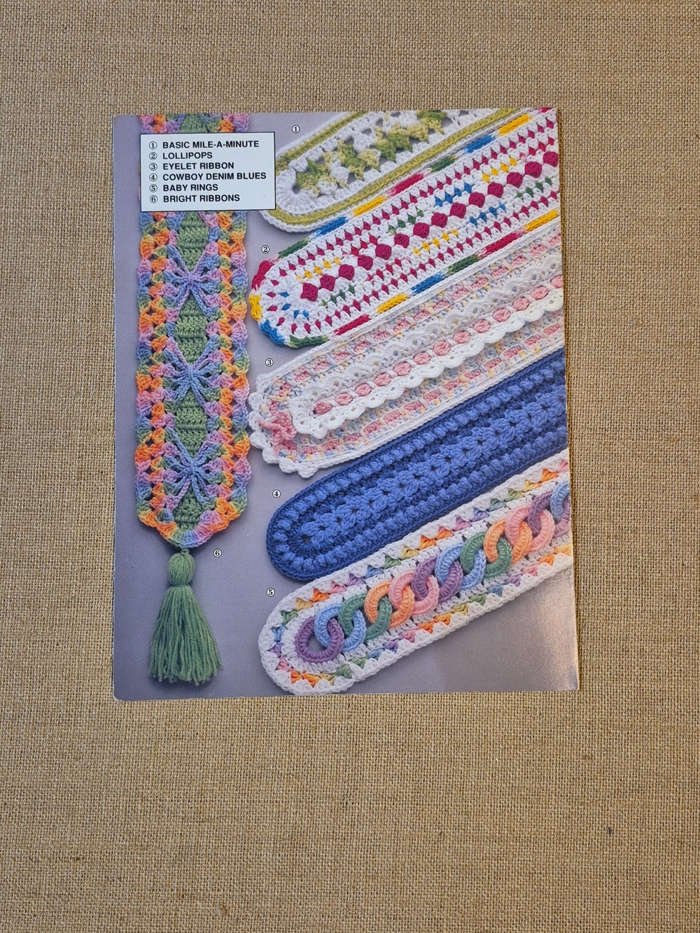 Vintage 1990's/2002 Lot Of 4 Mile-A-Minute Crochet Pattern Books - Picture 12 of 14